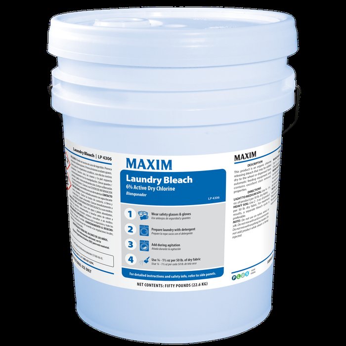 BLEACH FOR LAUNDRY 5 GALLONS MAXI