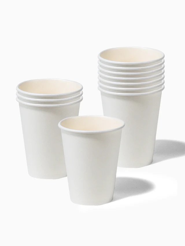 PAPER COFFEE CUP INDIVIDUALLY WRAPPED